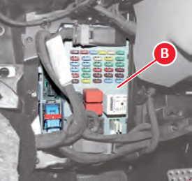 Ferrari 458 - schemat skrzynki bezpieczników - komputer nadwozia