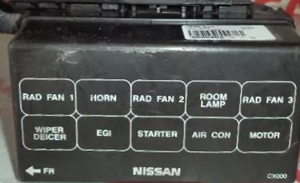 Nissan Serena C23 C24 C25 - skrzynka bezpieczników i przekaźników