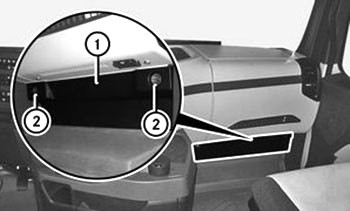 Schemat skrzynki bezpieczników Mercedes-Benz Actros MP4